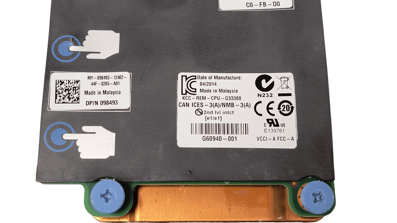 Dell 98493 Intel X540 2x 10GB RJ-45 / 2x 1GB RJ-45 Network Daughter Card