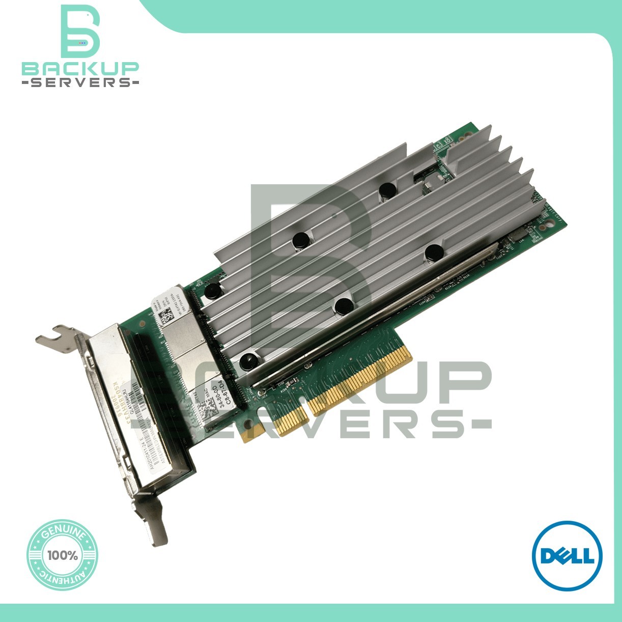 JKT42 Dell QLogic QL41164HLR 10Gbe Quad-Port BASE-T RJ-45 Network Adapter 0JKT42