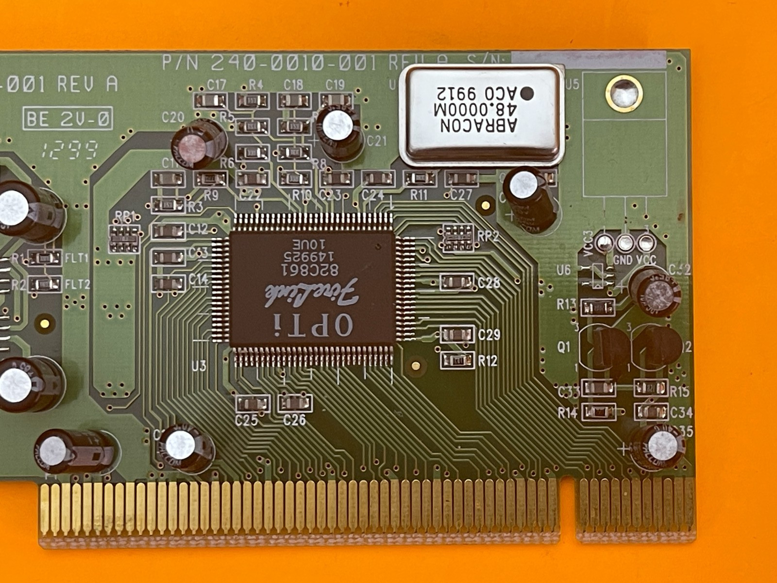 ENTEGRA PCI-2U 2 PORT USB CARD PCI PREOWNED SEE DESCRIPTION P/N 240-0010-001