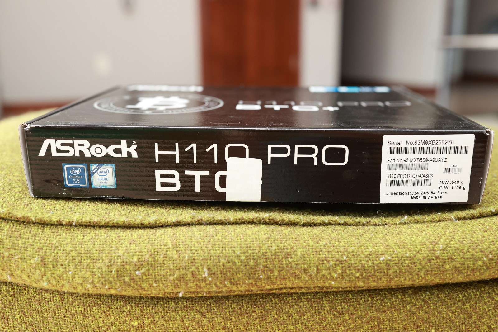 Asrock H110 PRO x13 PCI SLOT BTC+ Motherboard LGA1151 Factory Sealed NEW Vietnam