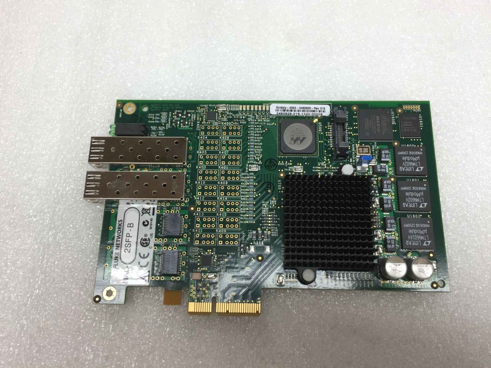 NAC-2SFP-B Fluke Networks Dual Port Fibre Channel Adapter Card Great Condition