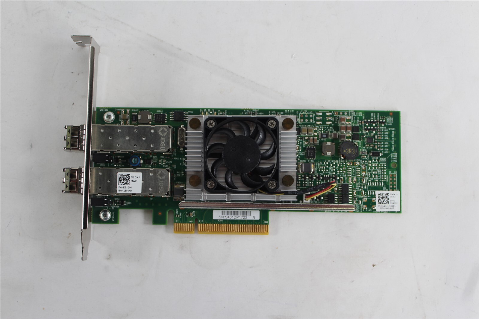 Dell N20KJ Broadcom 57810S 2-Port 10Gb PCIe Full Profile Network Adapter w/ SFP