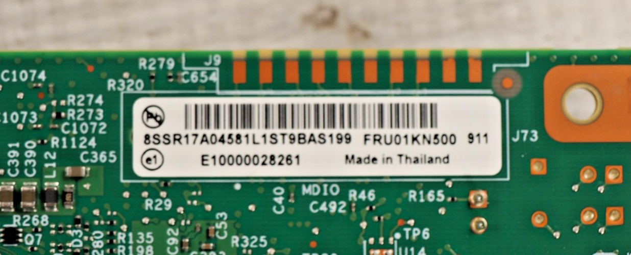 Lenovo ThinkSystem 01KN500 Avago 430-8i SAS/SATA 12Gb HBA Adapter w/01PF134 Wire