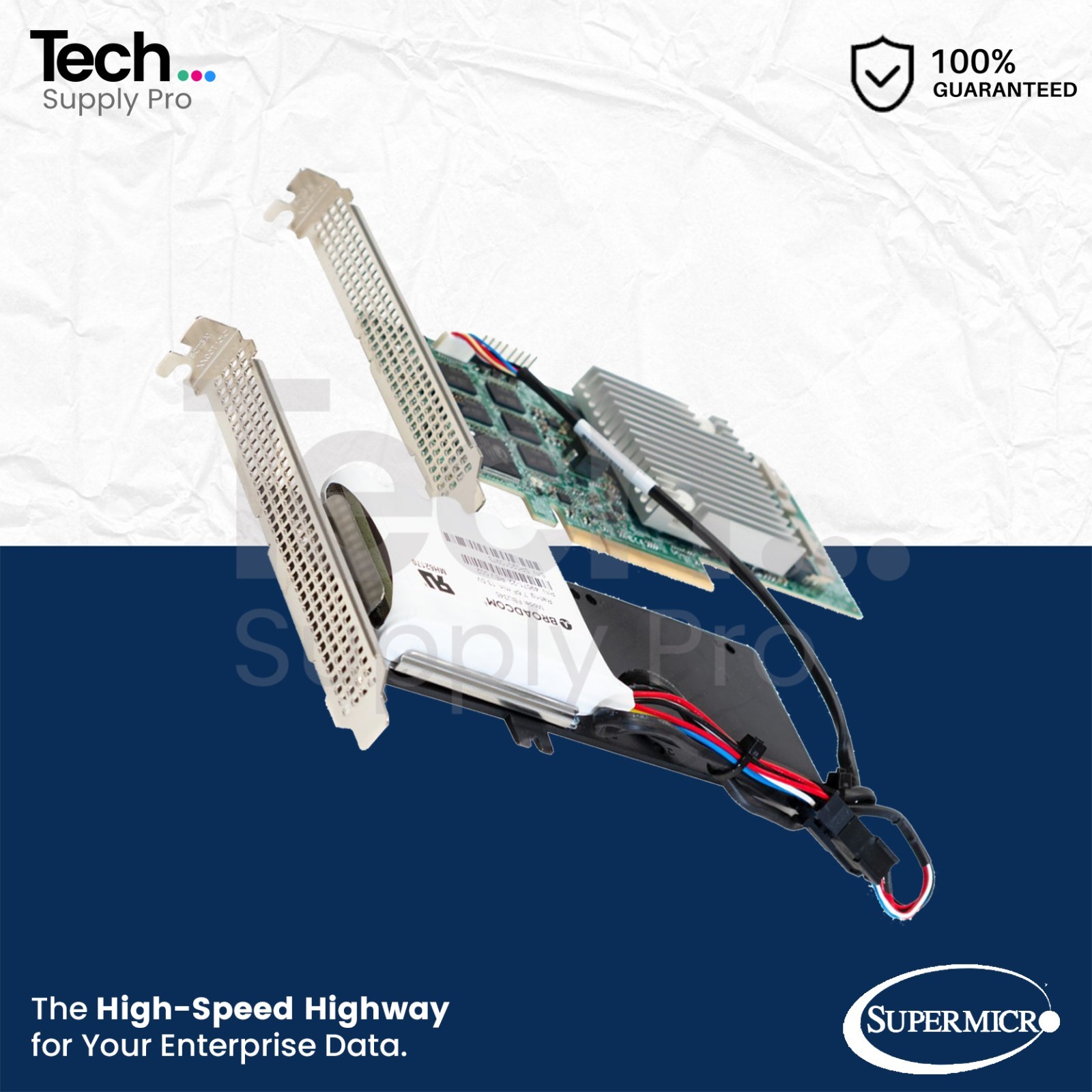 AOC-S3916L-H16iR-32DD Supermicro 16-Port 12GB/s SAS PCIe 3.0 x16 Network Adapter