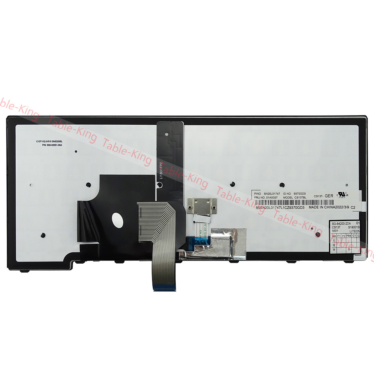 Backlit Keyboard for Lenovo Thinkpad T440/T450/T460/T431s/L450 Germany Layout