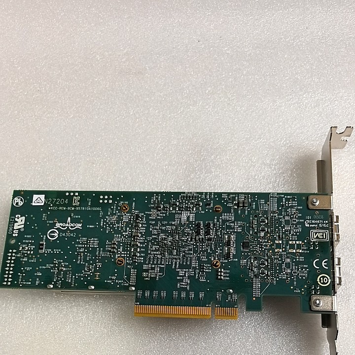 DELL N20KJ BCM57810S Dual Port 10GbE SFP Converged High Profile Network Adapter