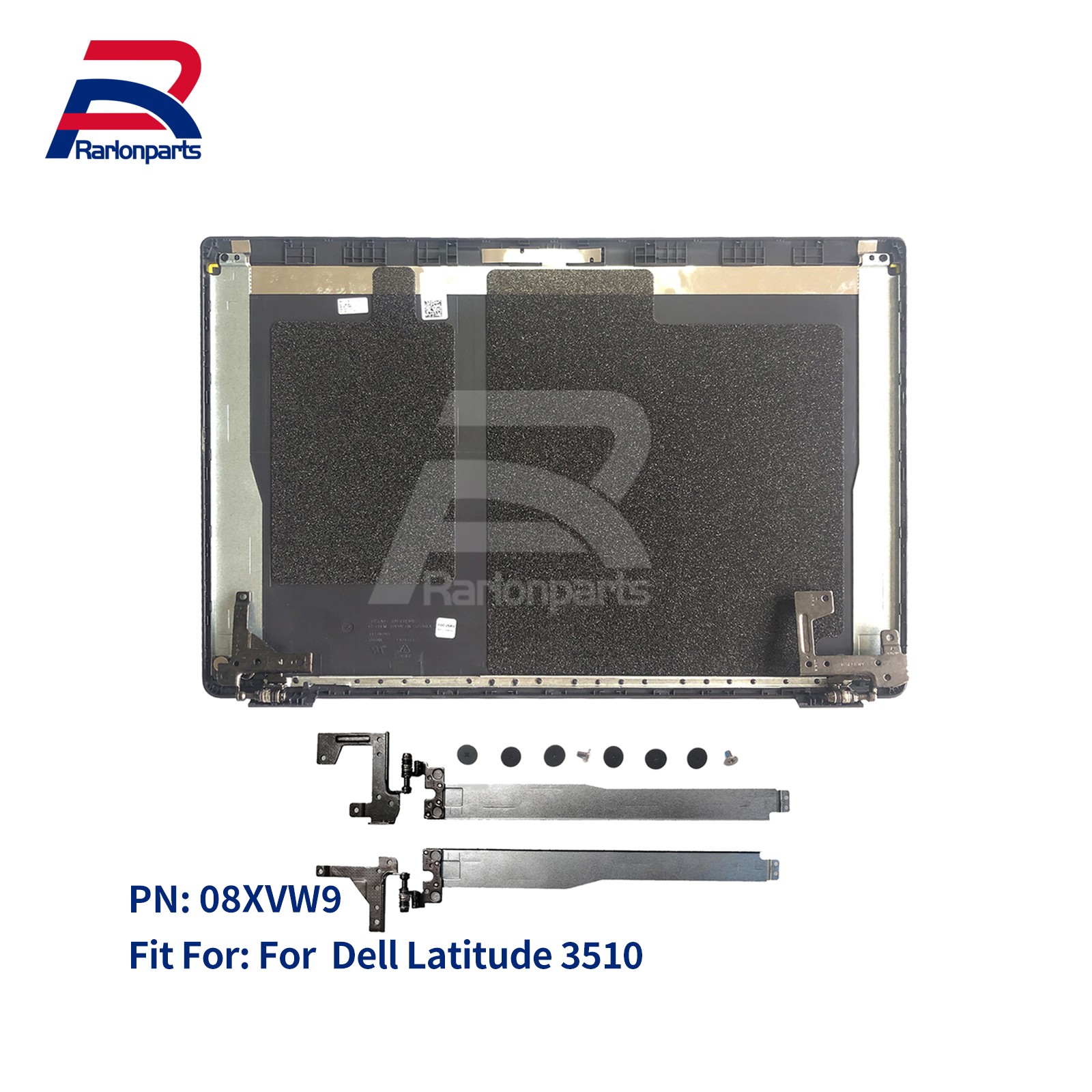 New For Dell Latitude 3510 E3510 LCD Back Cover Bezel Hinges Rear Lid 08XVW9 US