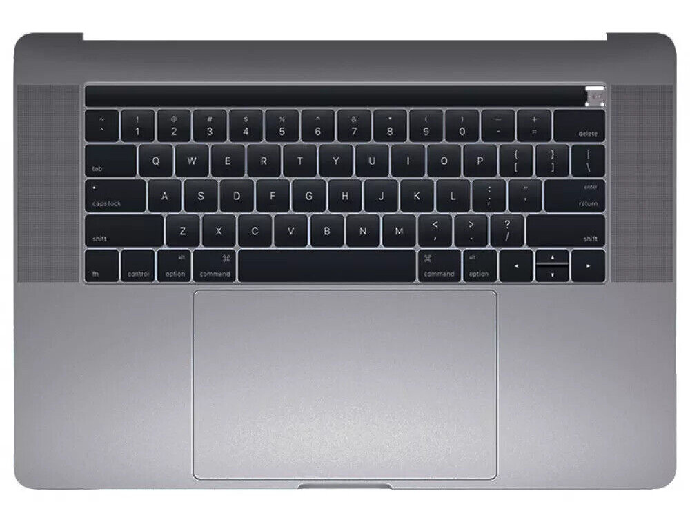 OEM MacBook Pro 15 2016 2017 A1707 Top Case + Touchpad + Keyboard – Space Gray C