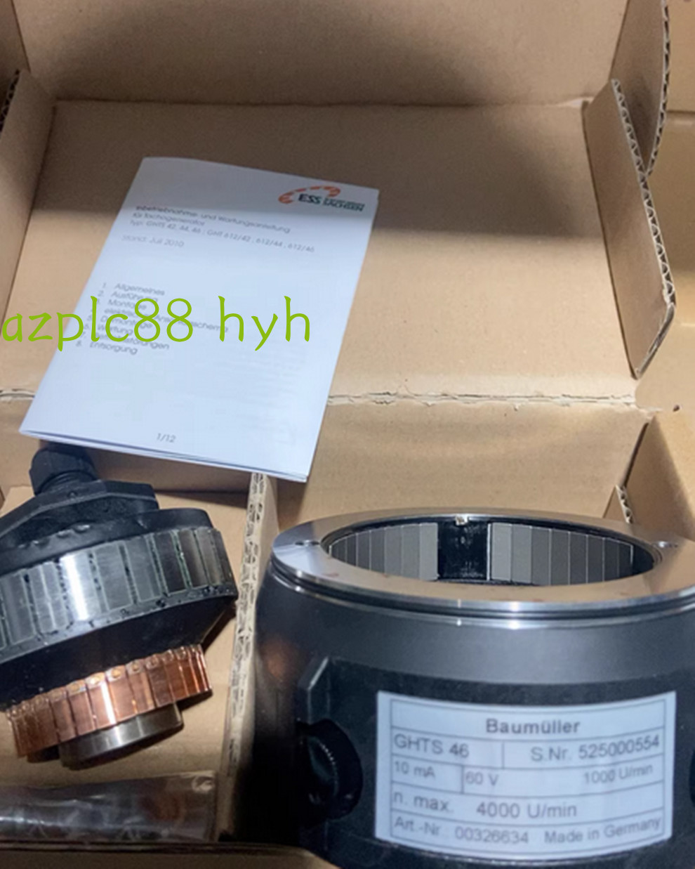 🔥GHTS 46 New Speed Motor Inner Diameter 22mm GHTS 46 werk-Nr 00326634 DHL/Fedex