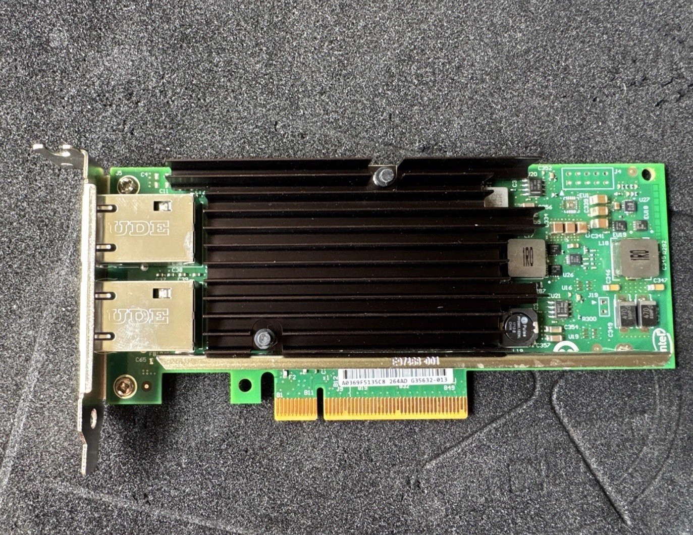 Genuine INTEL CONVERGED DUAL PORT NETWORK ADAPTER X540-T2 X540T2 SFF Bracket