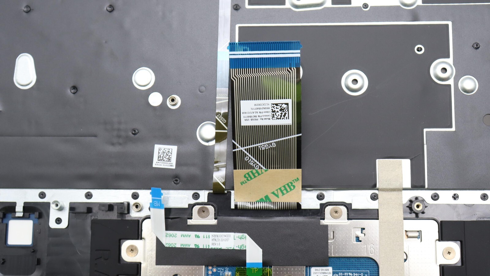 Open Box Genuine Lenovo IdeaPad Slim 5 16IRL8 Palmrest Touchpad 5CB1L14286