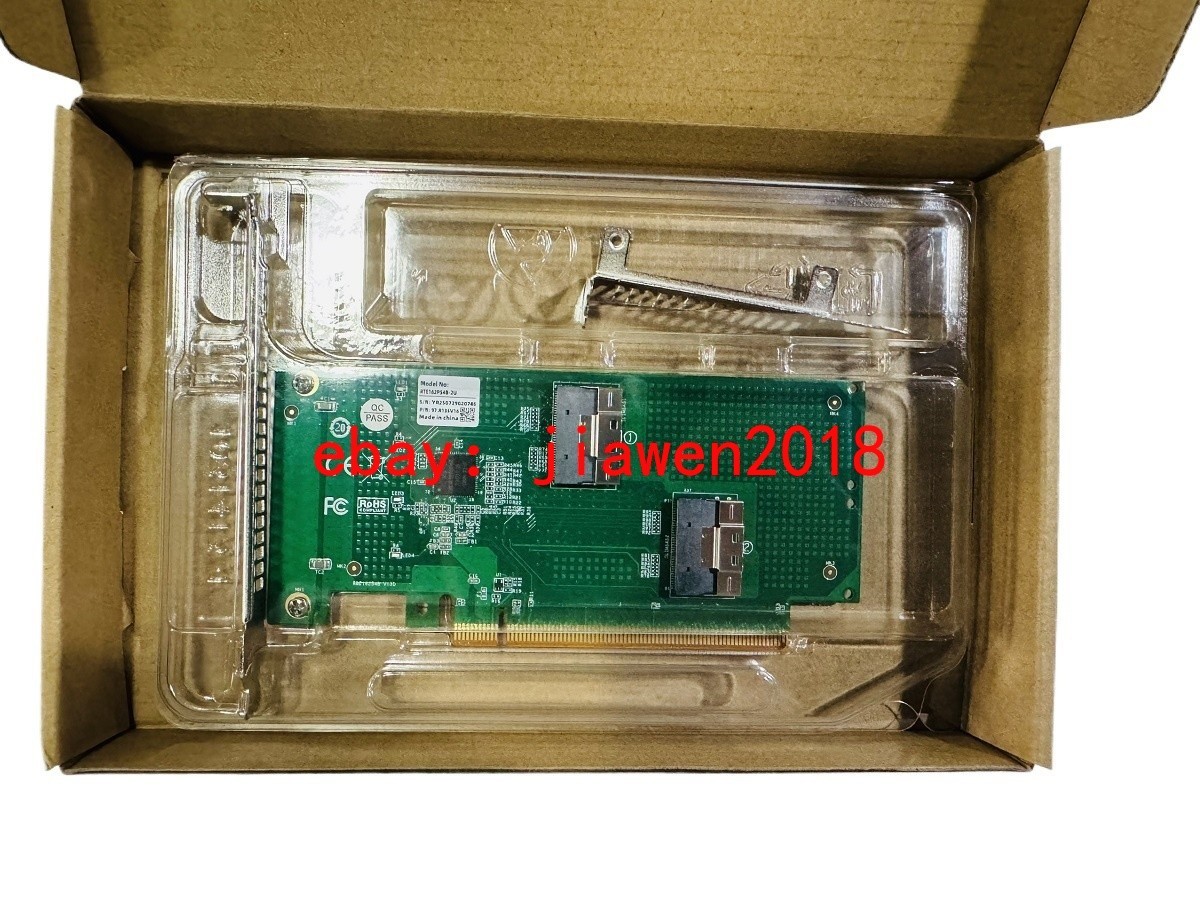 PCI Express x16 to SFF-8654 Adapter PCI-E X16 + Baseplate 2*70CM Cable
