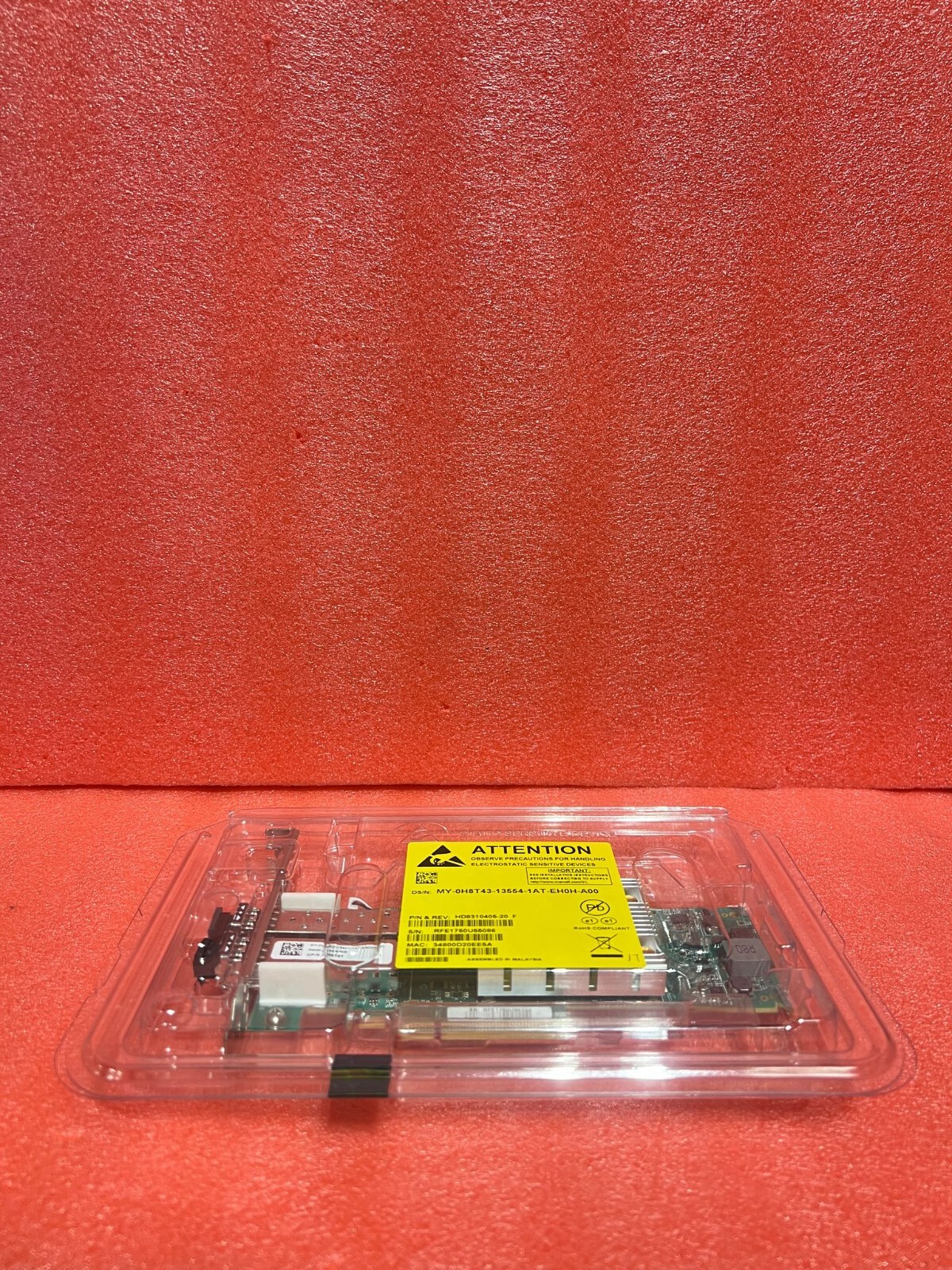 Dell QLogic Dual-Ports SFP+ 16Gb FC PCI-E 3.0 x4 Host Bus Network Adapter H8T43