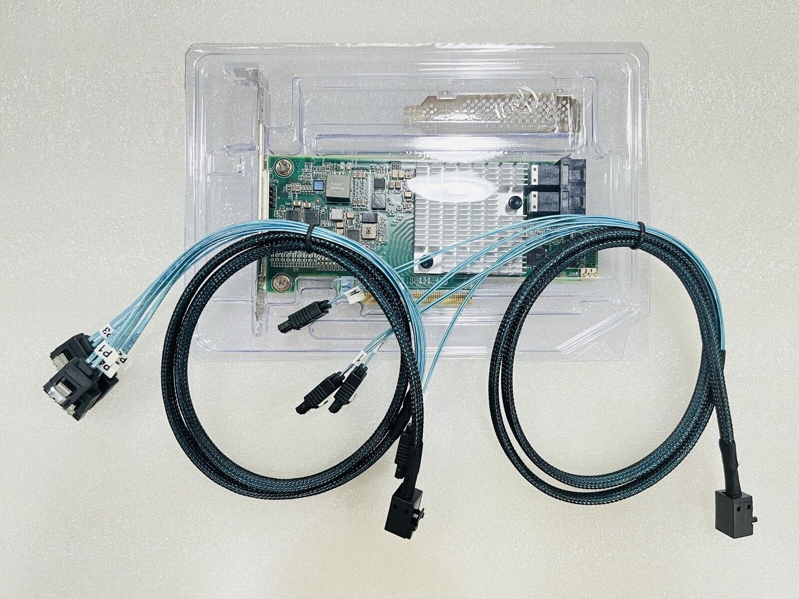 INSPUR 9300-8I 12Gbps HBA IT Mode ZFS FreeNAS unRAID+2*SFF-8643 SATA Cable