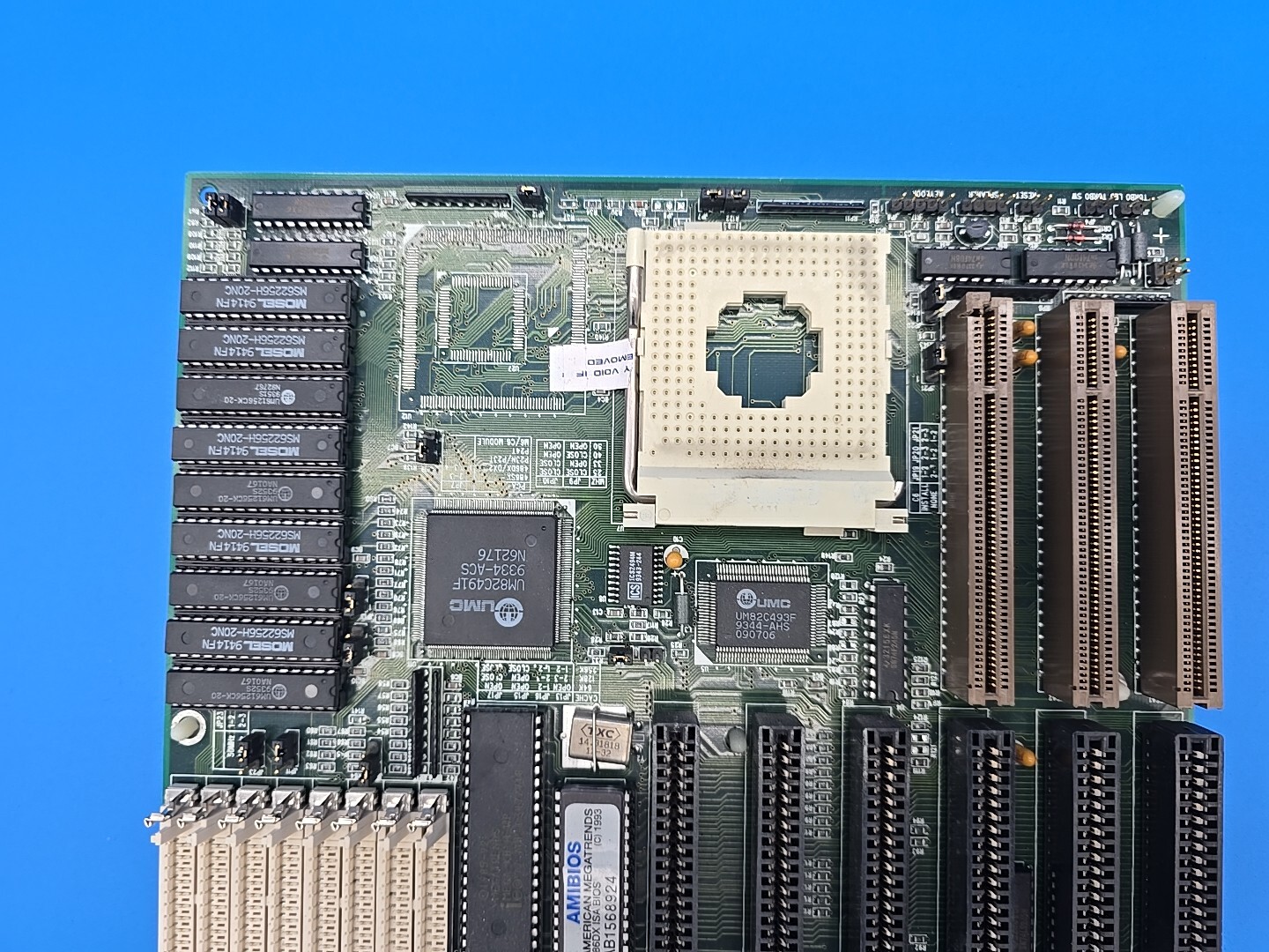 Ecs Uc4913 Retro Computer Mainboard Socket 3 Pc Motherboard Umc Chip 256kb Cache