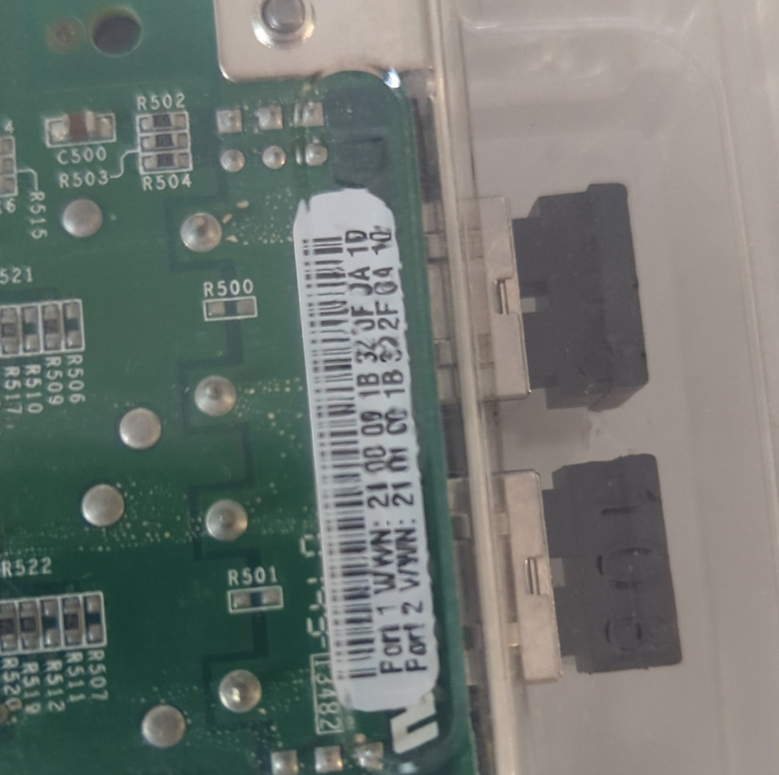 QLogic PX2510401 PCI Express LAN Card 2 Optical LC Ports 4Gbps