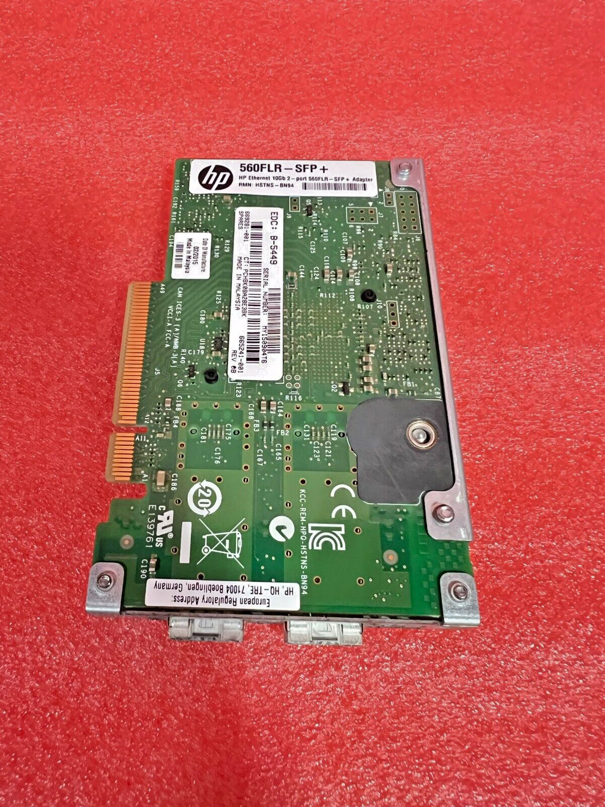 HP 10Gb/s Dual Ports 560 FLR-SFP+ Adapter 669281-001
