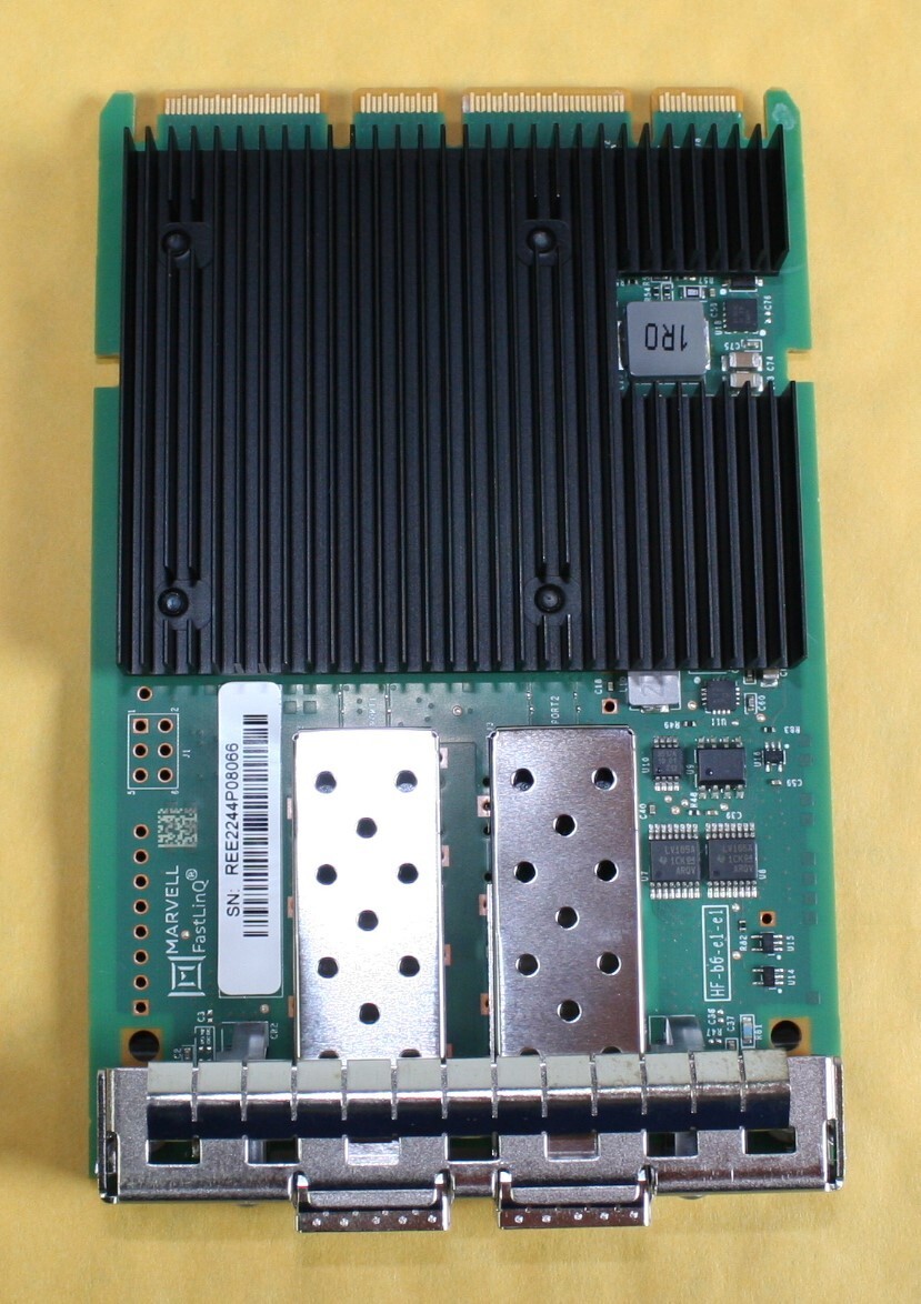 Dell RHVFN Marvell FastLinQ 41132 Dual Port 10GbE SFP+ OCP NIC 3.0 QL41132HQCU