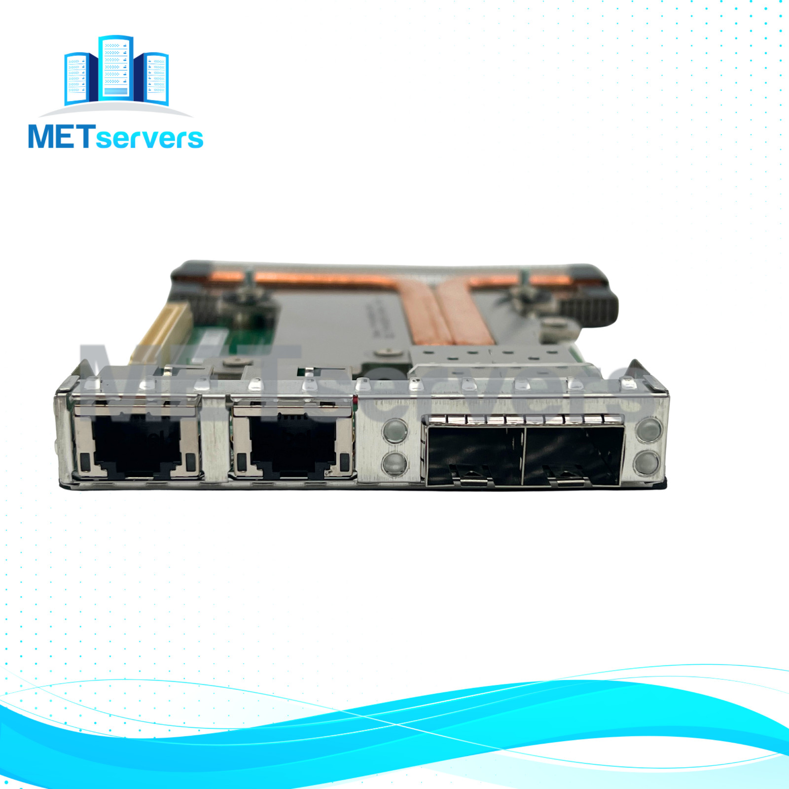 0C63DV Dell Intel X520/I350 Quad Port 2x 10Gb SFP+ 2x 1Gb RJ45 Network Card