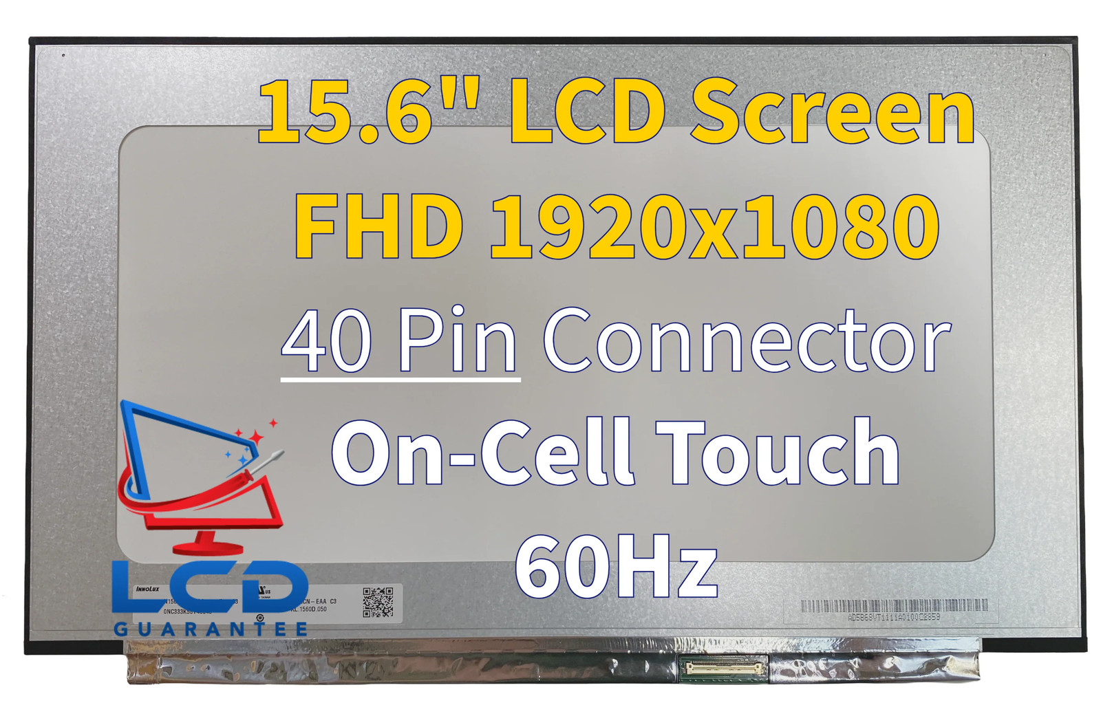 AUO B156HAK02.5 HW:0A 15.6″ FHD 60Hz On-Cell Touch Laptop LCD Screen