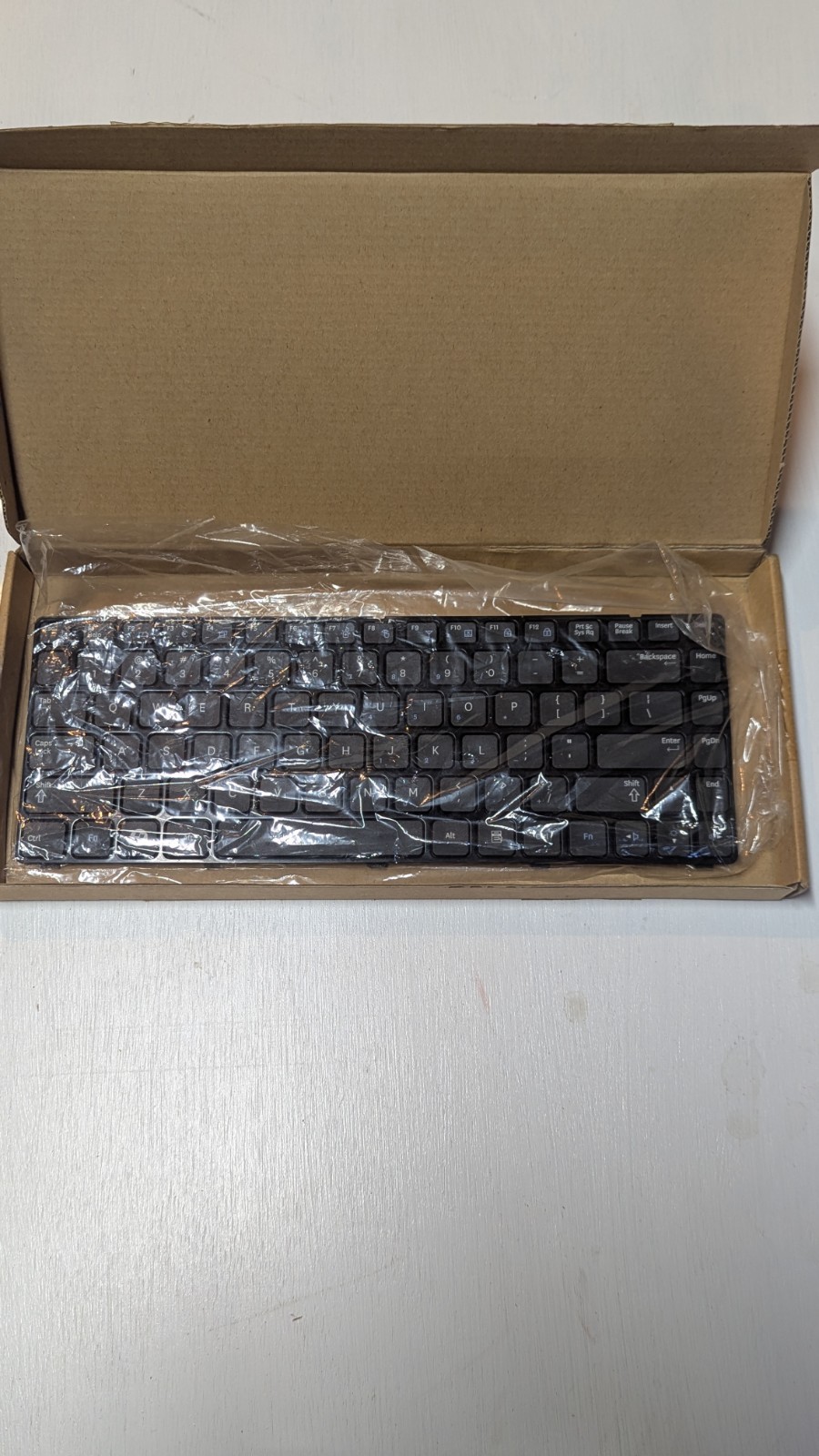 Laptop Replacement Keyboard Black OEM Ribbon Cable Unknown Model Parts Repair