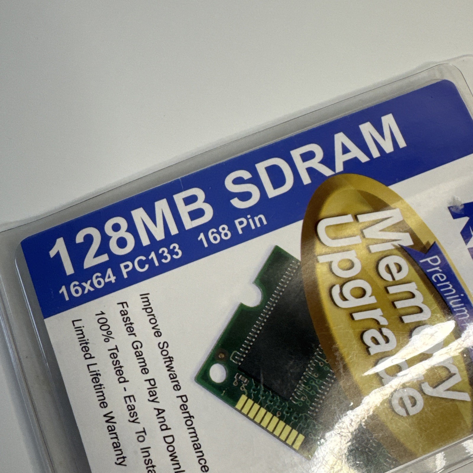 NEW K-Byte 128MB,SDRAM 16×64 PC133 168 pin Memory Upgrade New In Box – DW