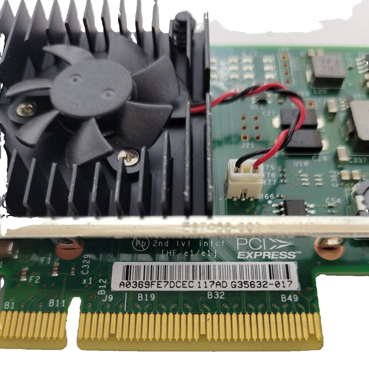 Dell 0K7H46 K7H46 Intel G35632-017 Dual Port PCIe Network Adapter Card GOOD USED