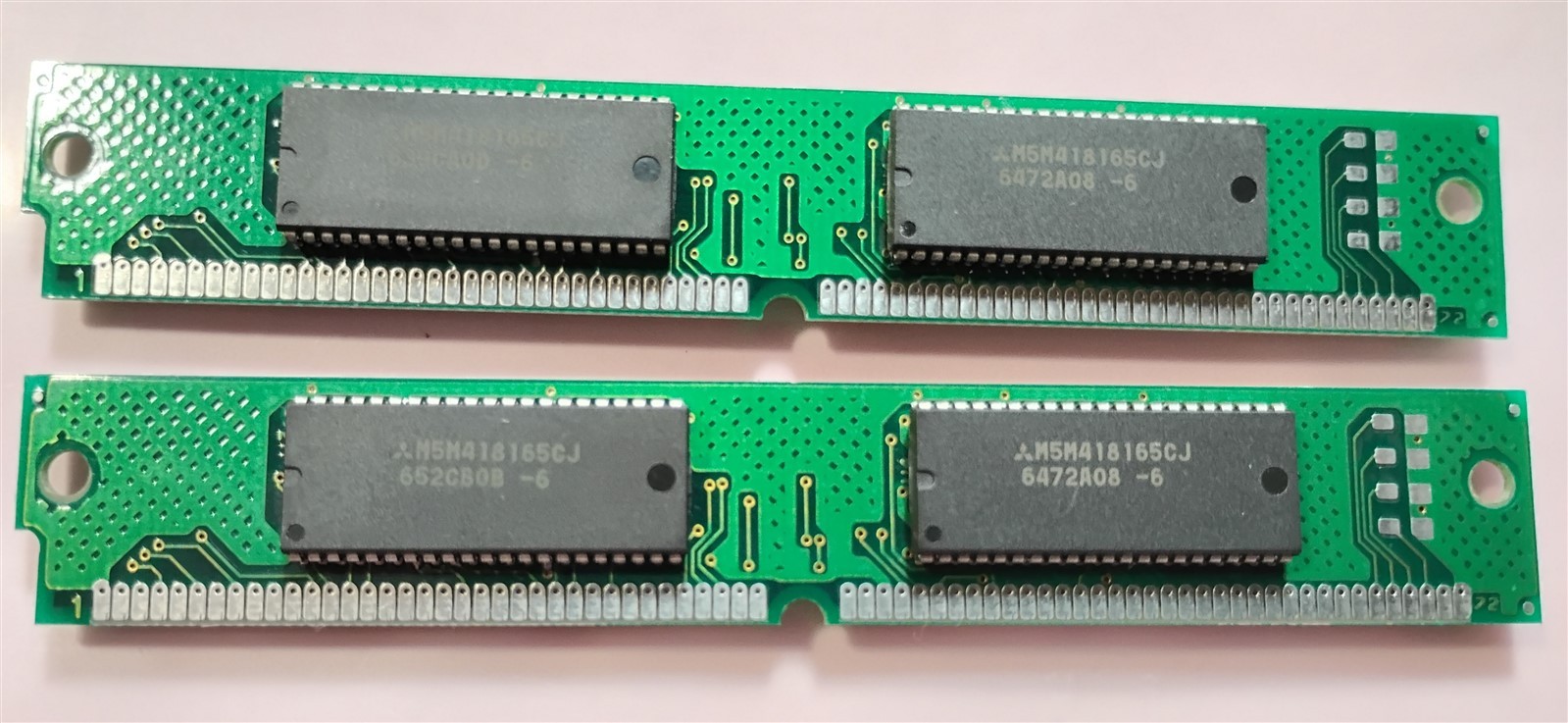 16MB 2x8MB 72pin Simm EDO 60ns POWMEM 648 MITSUBISHI 2Mx32 5V Non-Parity Ram Kit
