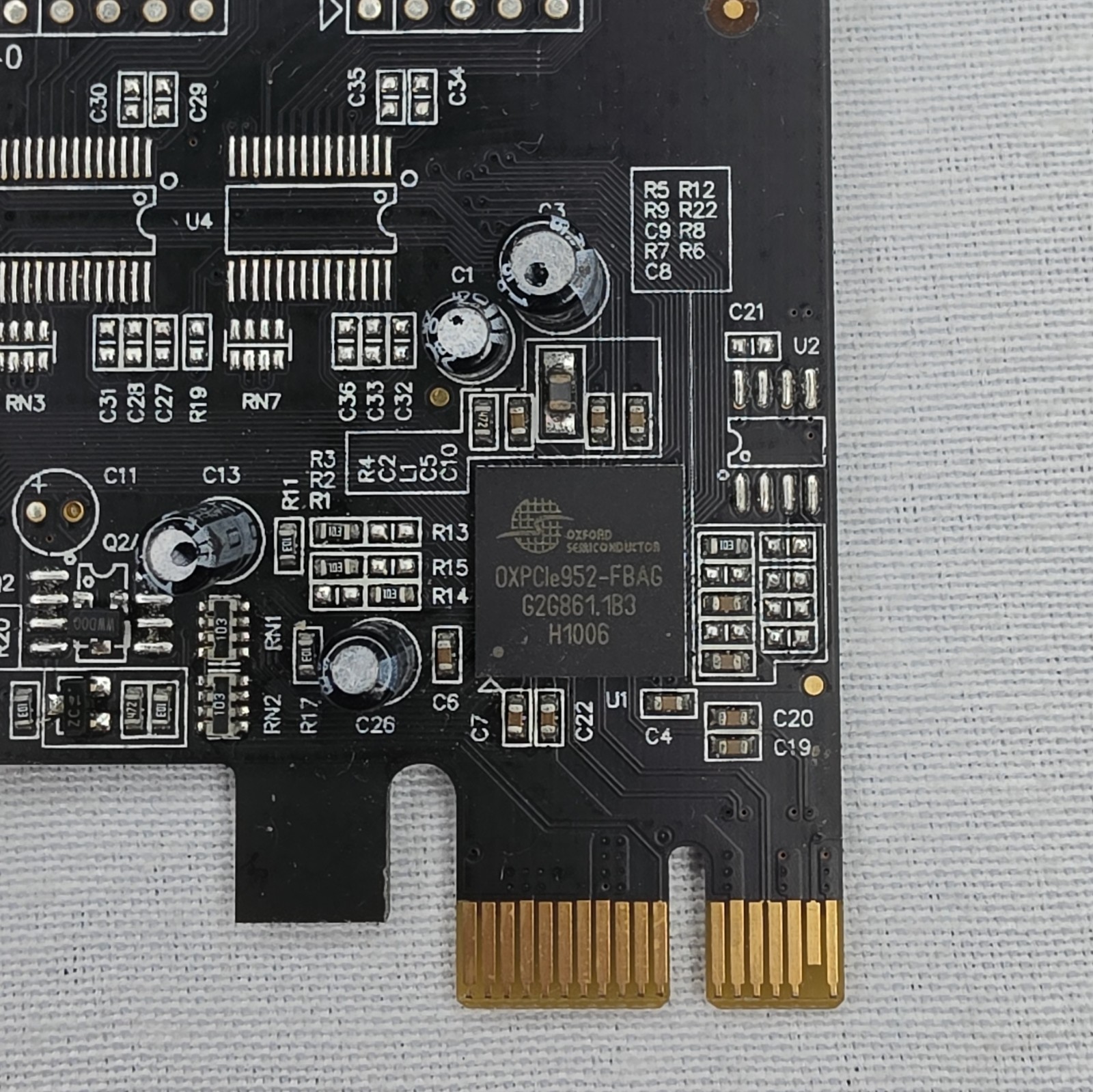 PCIe x1 Low Profile Parallel IEEE 1284 DB25 1-Port Card PI40952-3X2B