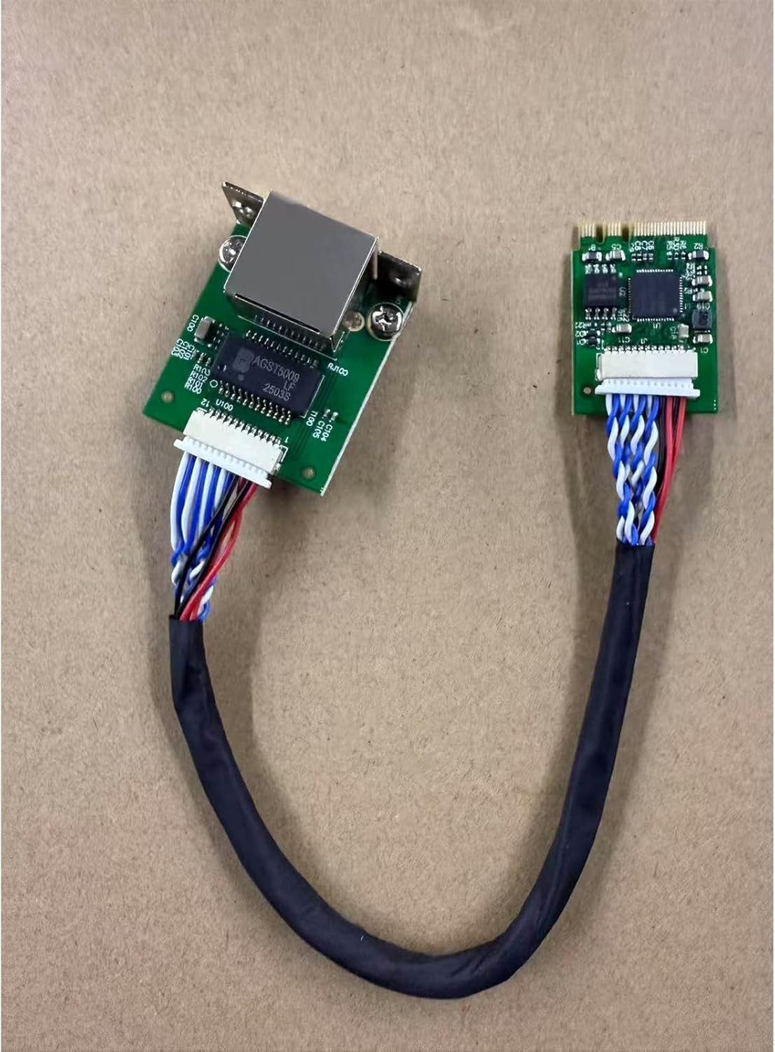 M.2 A+E Key To 2.5G Ethernet NIC Intel I226V Chipset 10/100/1000/2500 Mbps