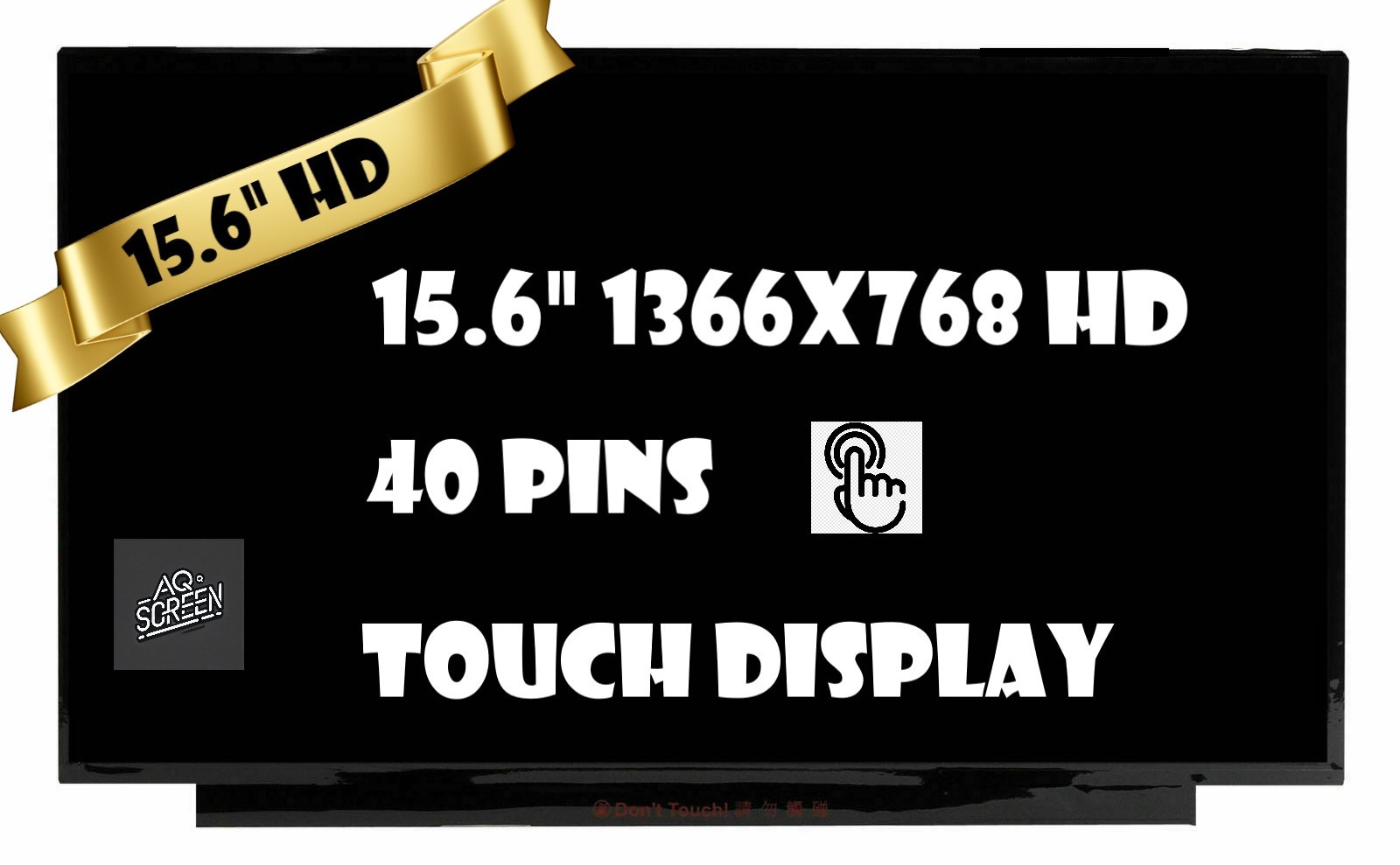 BOE NT156WHM-T04 for HP 15-DW Touch 40pin HD 1366×768 Glossy LCD Screen Display