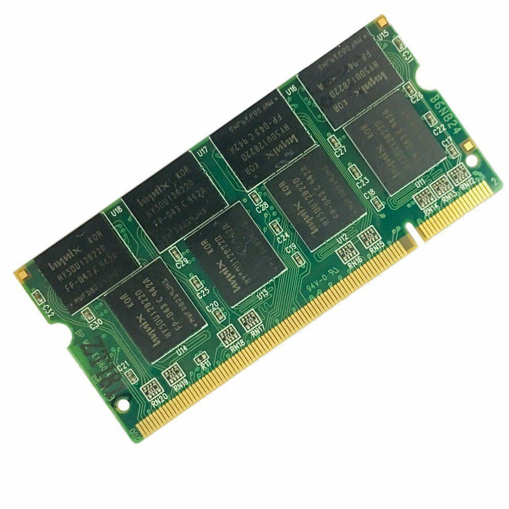 Kingston 1GB DDR1 333MHz PC-2700 200Pin Non-ECC SO-DIMM RAM Laptop Memory RAM