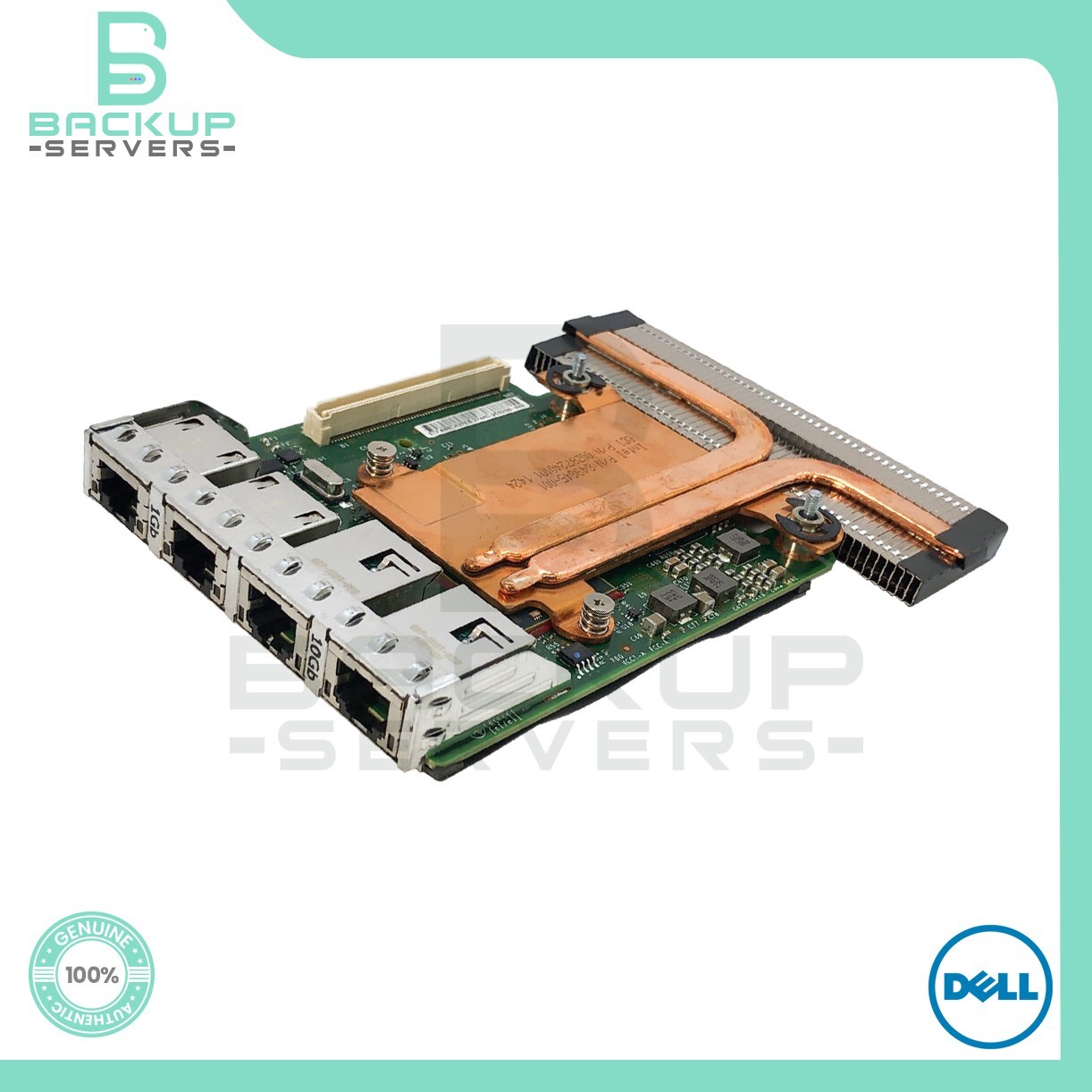 98493 Dell X540 4-Port 10Gbps PCI-Express RJ-45 Network Daughter Card 098493