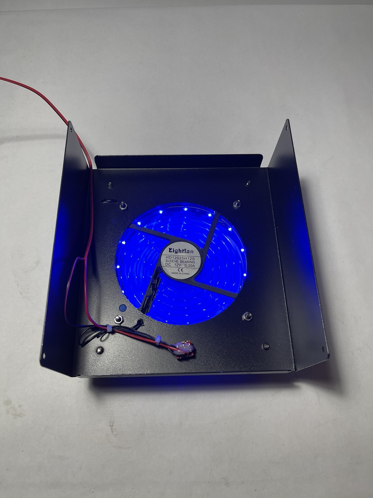 COOLING FAN KIT STAND W/ BLUE LED FAN Fits CB 7” Width 7.75” Depth Universal Fit