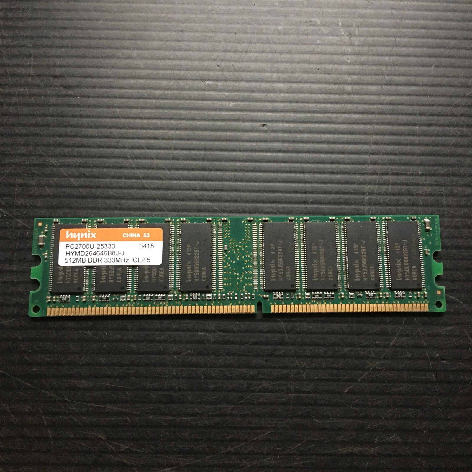 Hynix 512MB PC2700U-25330 DDR 333MHz CL2.5 Desktop RAM Memory