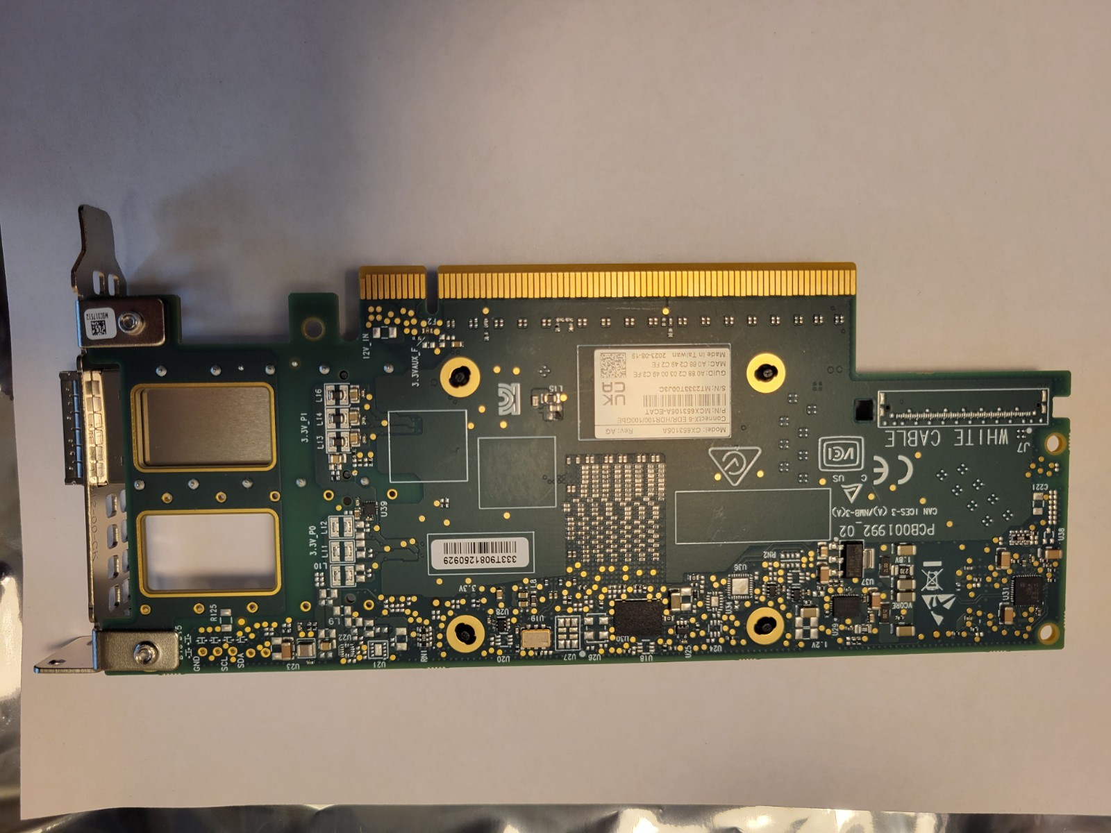 Mellanox ConnectX-6 CX653105A Single-Port 100GbE VPI Ethernet MCX653105A-ECAT