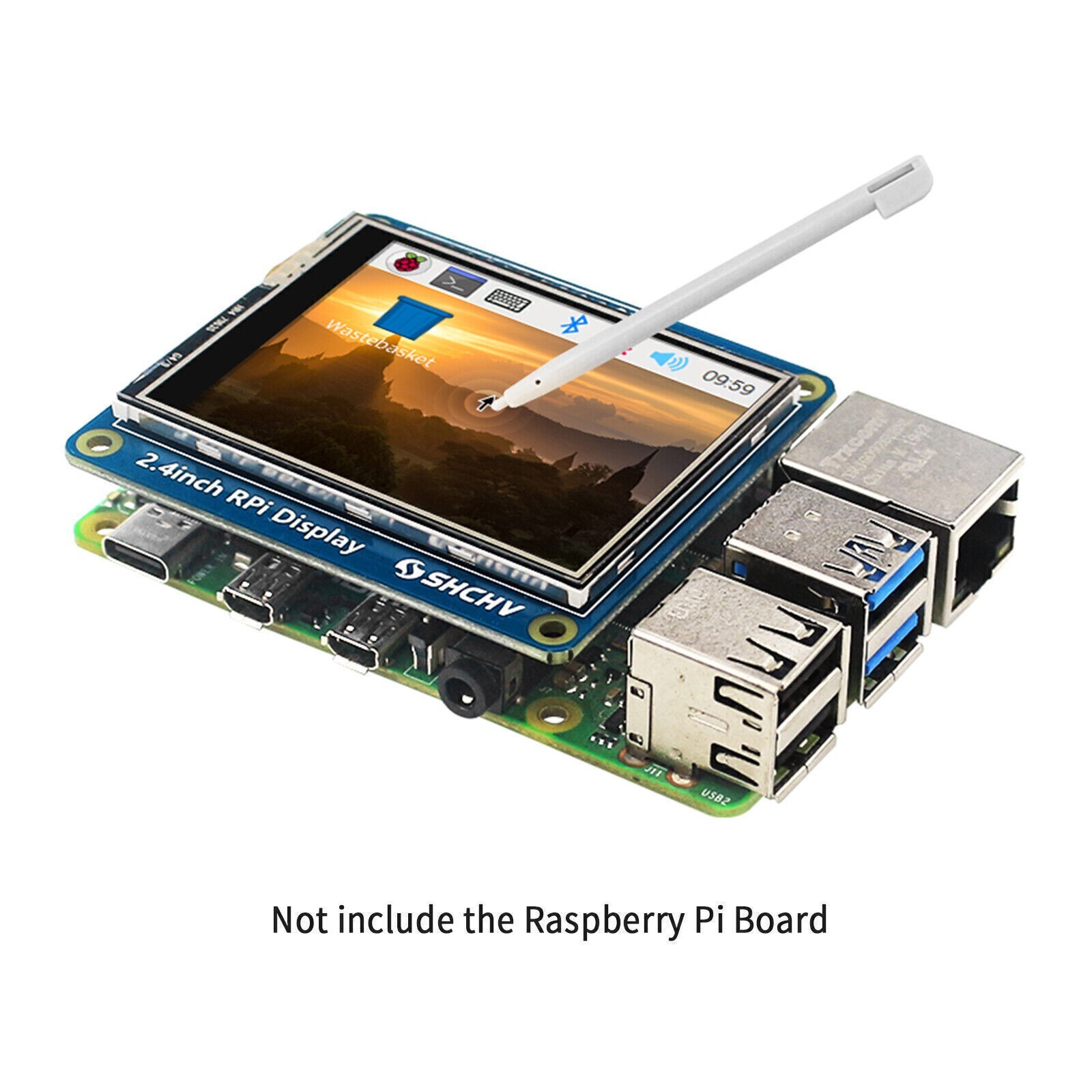 2.4″ Touch Screen TFT LCD 320*240 Pixel Display for Raspberry Pi 4B 3B+ Zero 2 W