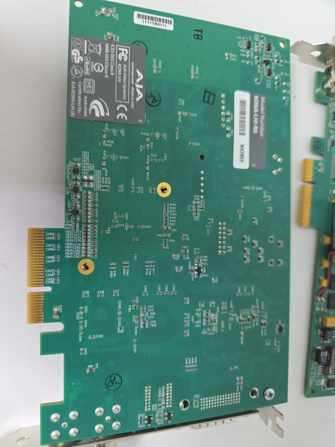 AJA KONA LHI+-R0 LHI Plus Video Audio I/O Capture PCIe Card ( 2 Pack)