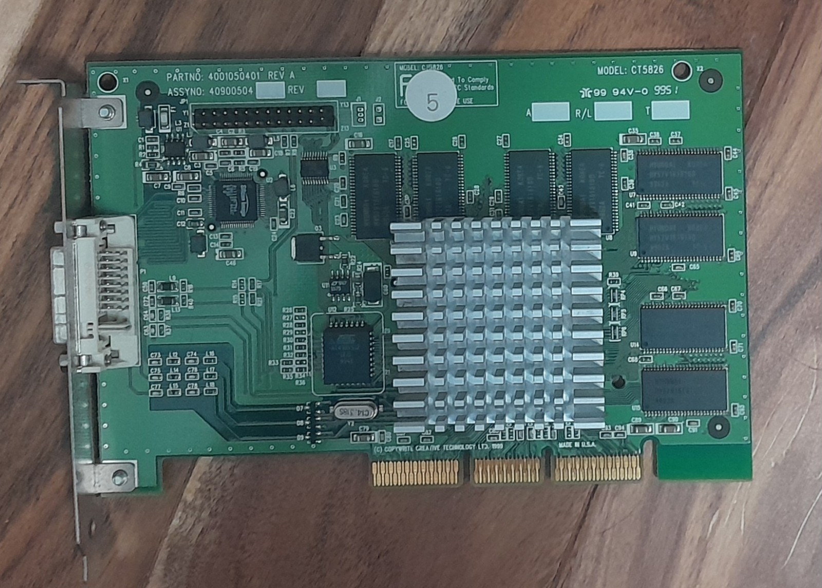 Creative Labs CT5826 TNT2 Pro – 16MB – AGP
