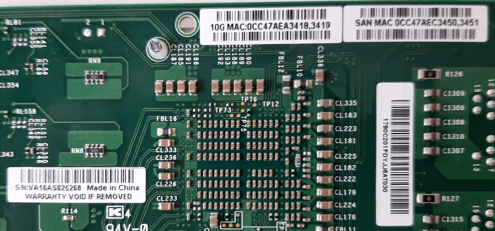 Supermicro AOC-STG-i2T 2 Port Low Profile 10 Gigabit 10GBase-T PCIe Network Card