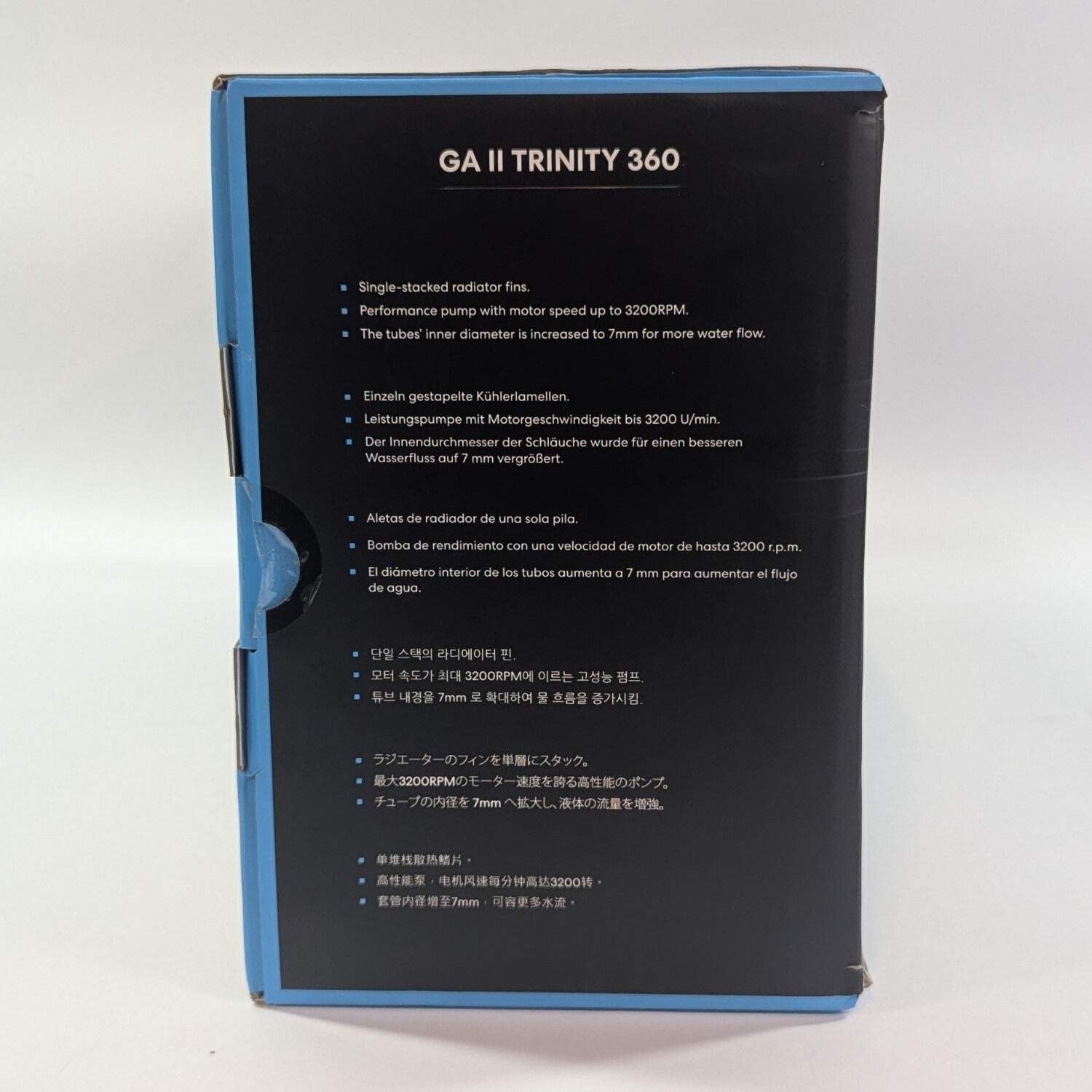 New Lian LI GA II Trinity Performance 360 CPU Liquid Cooler (AIO) GA2T36W