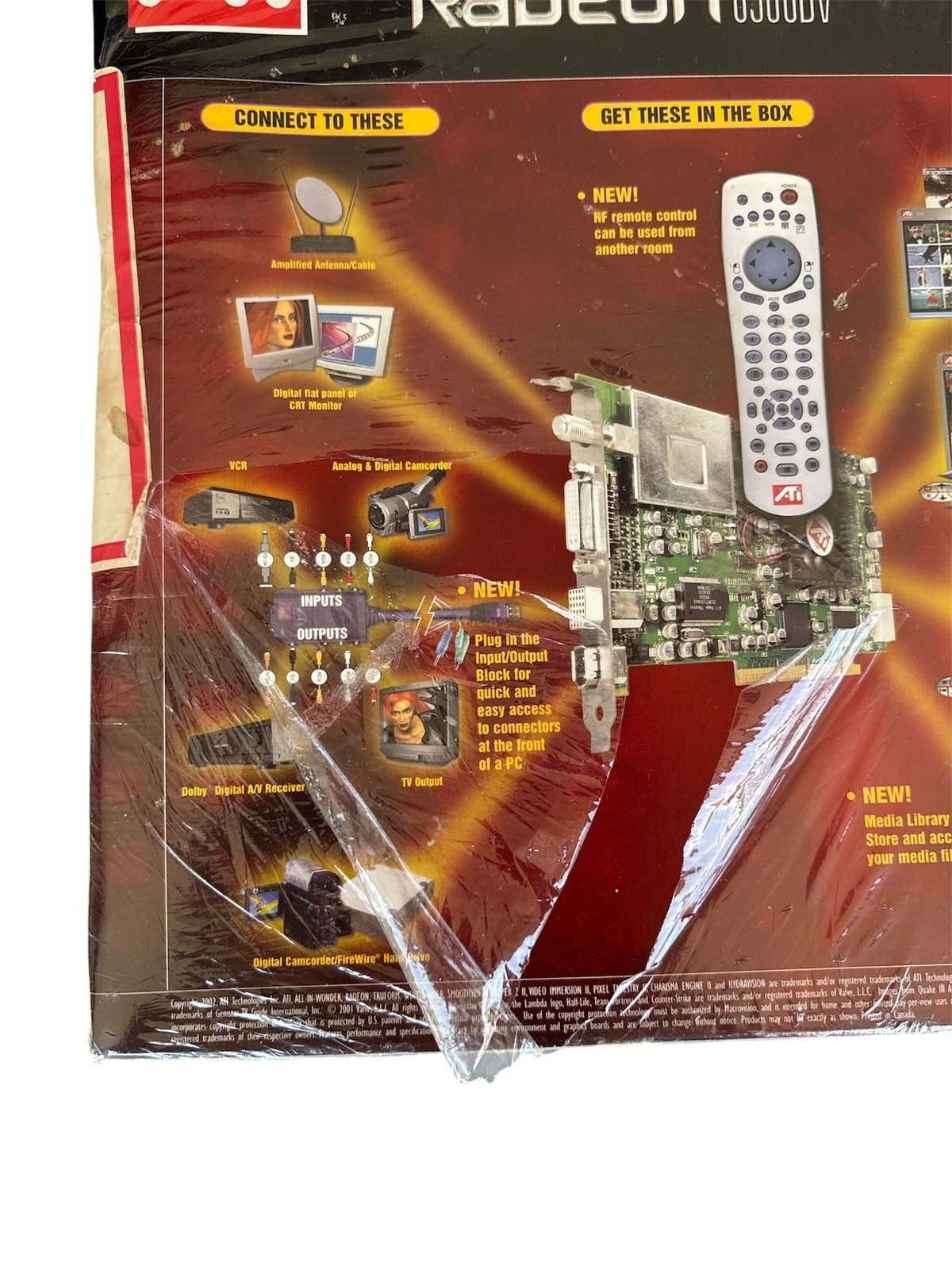 ATI Radeon All in Wonder 8500 DV 64MB AGP kit with original retail box