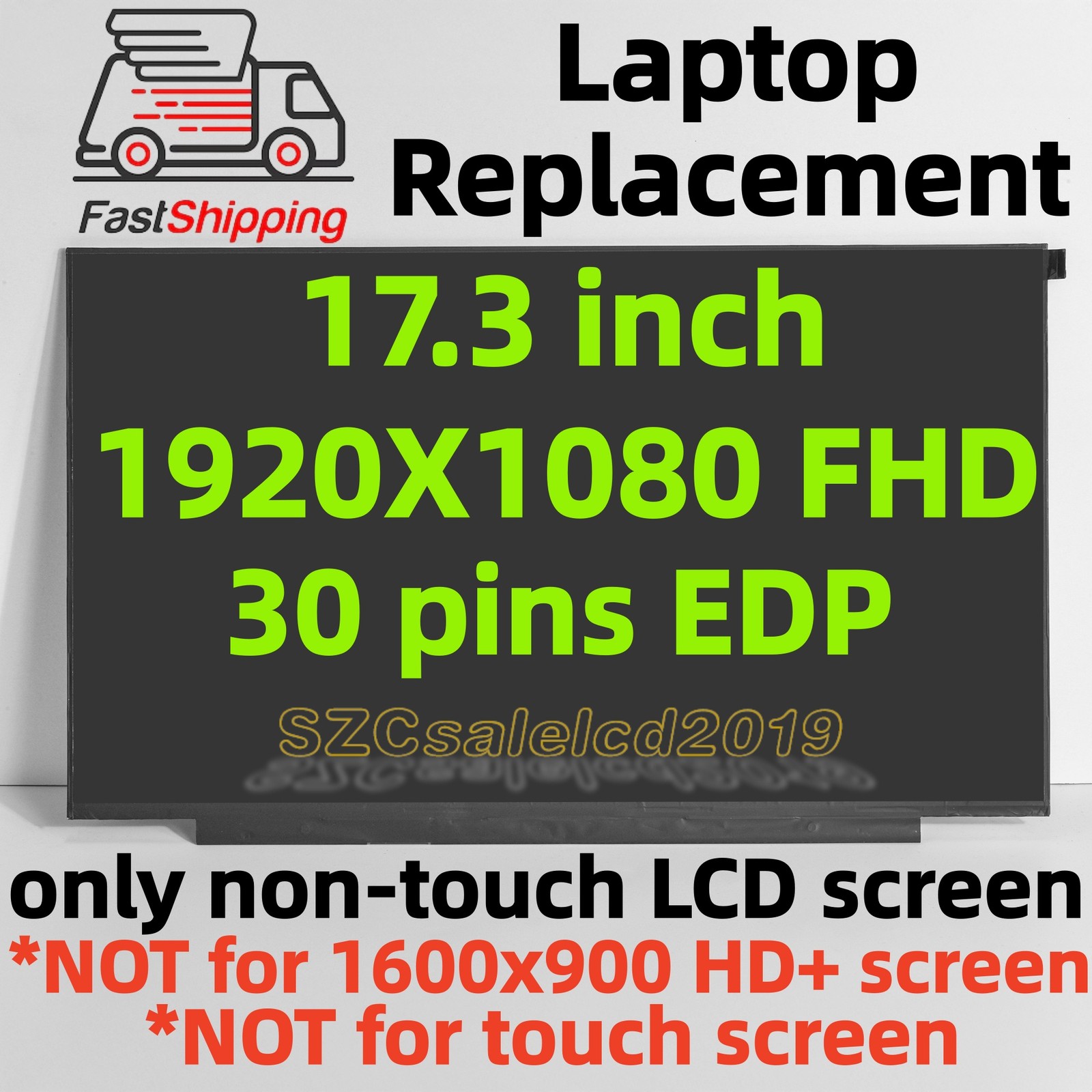 17.3″ IPS 72% NTSC LCD Screen LED Display for HP Pavilion Gaming 17-cd 17t-cd