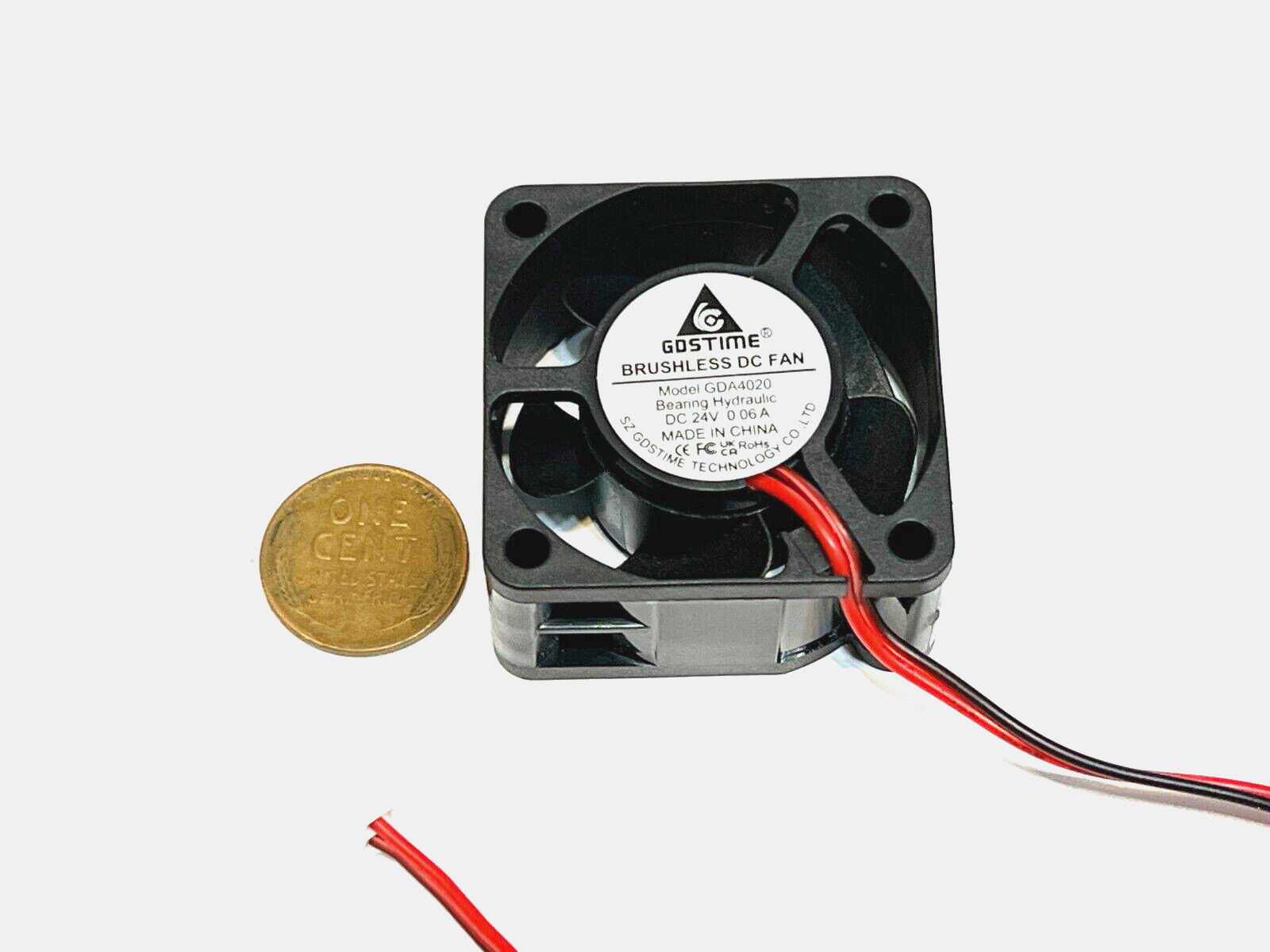 4 Pieces 3d Printer 24V Case Fan DC Computer Cooling 2pin 40mm X 20mm 4020 A32