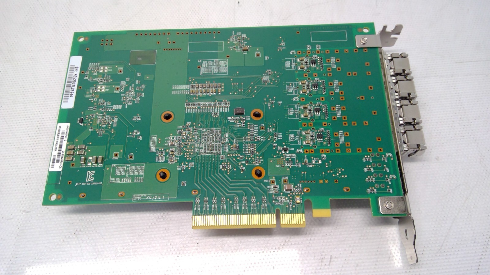Dell QL41164HFCU-DE Quad-Port 10GbE W/4SFP PCIe Network Adapter Dell P/N: 00HY9T