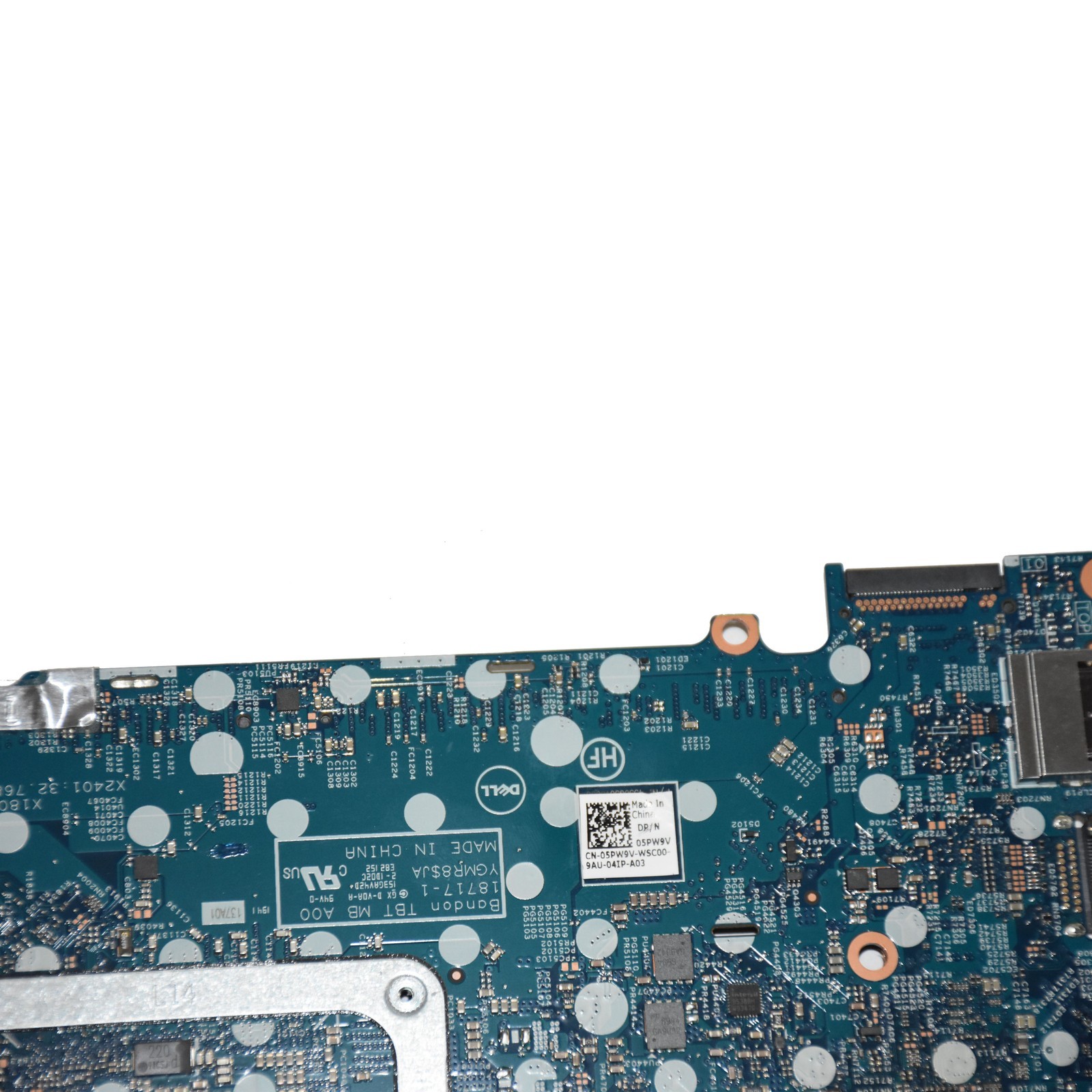 Dell Latitude 5300 2in1 Motherboard I7-8665U 1.9GHz Thunderbolt 3 18717-1 5PW9V