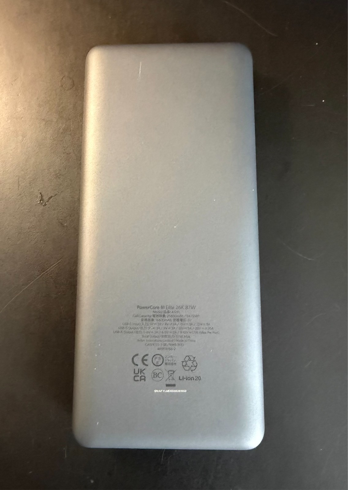 Anker PowerCore III Elite 26K 87W Model A 1291