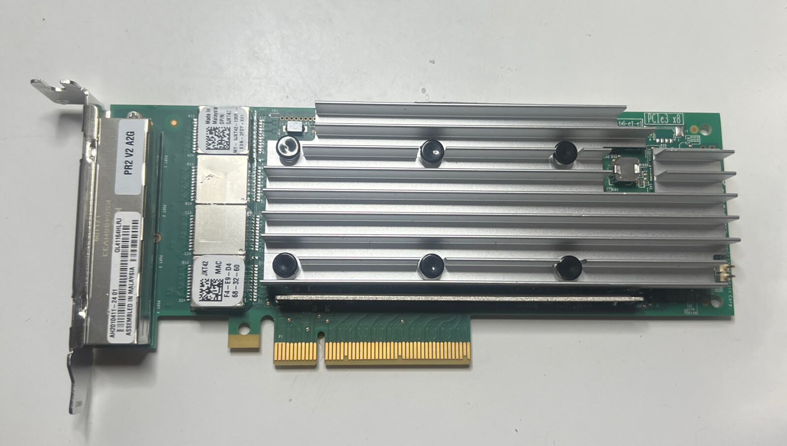 Genuine Dell JKT42 QLogic QL41164 HFRJ 4Port 10Gb FastLinq PCIe Card Low Profile