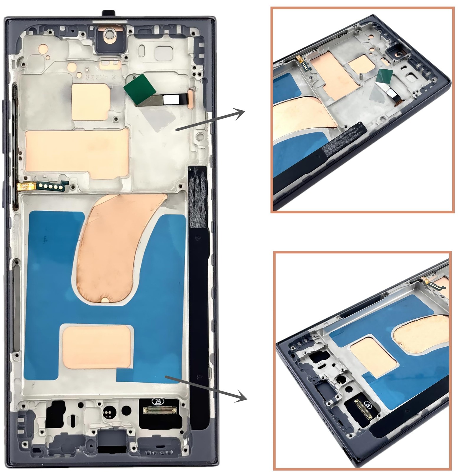Qinqiyue OLED for Samsung Galaxy S23 Ultra 5G Screen Replacement Samsung…