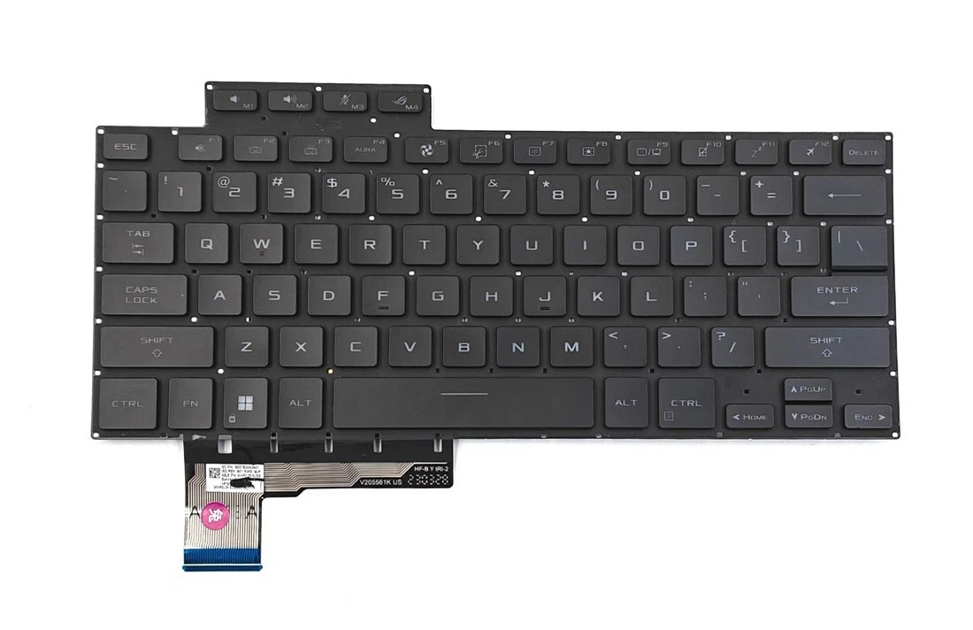 for Asus ROG Zephyrus M16 GU604VI GU604VY 2023 Keyboard RGB Backlit US Layout